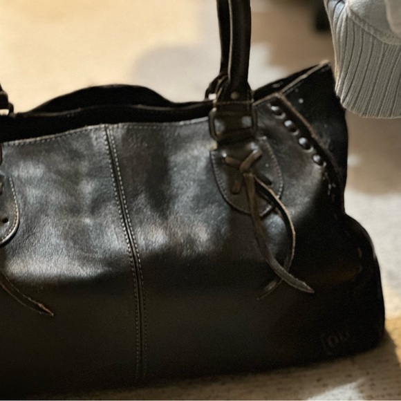 Bed Stu Black Rockababy Leather Tote - Picture 3 of 16